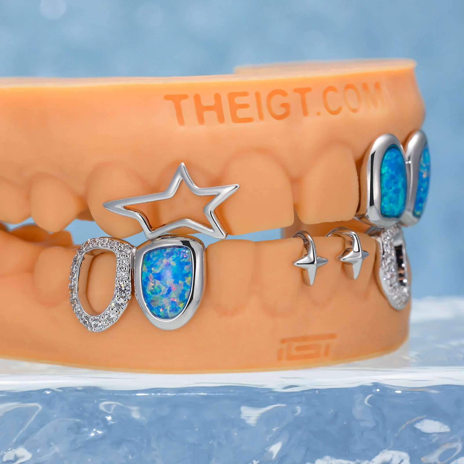 Star & Opal Diamond Grillz - Image 4