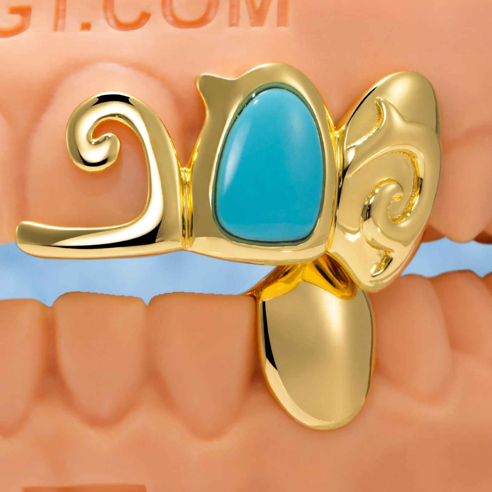 Sunset Hibiscus Fang Grillz - Image 3