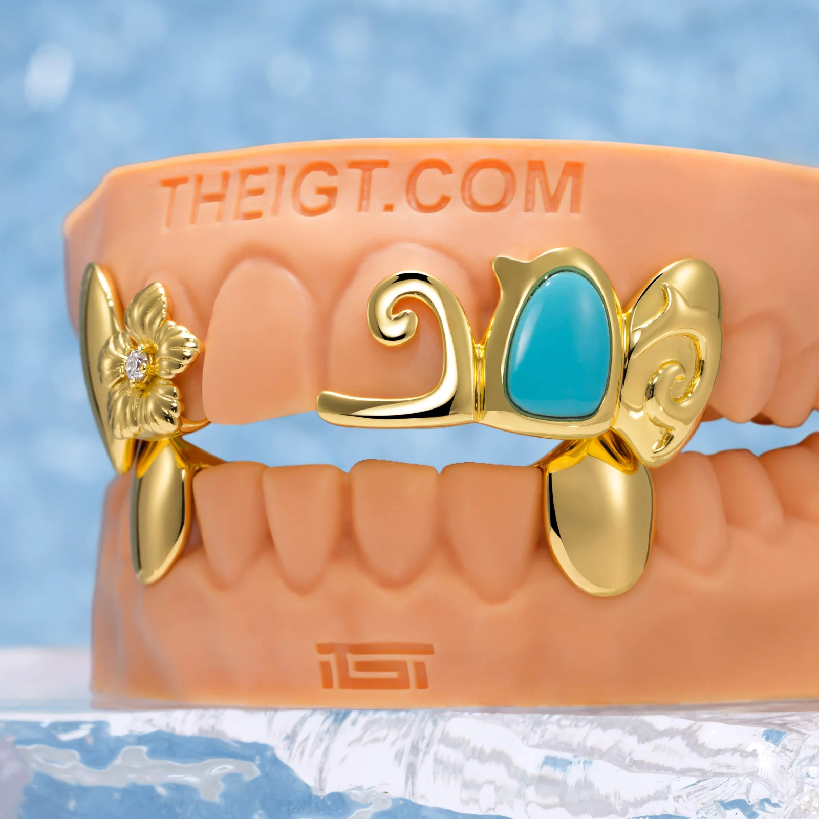Sunset Hibiscus Fang Grillz - Image 4
