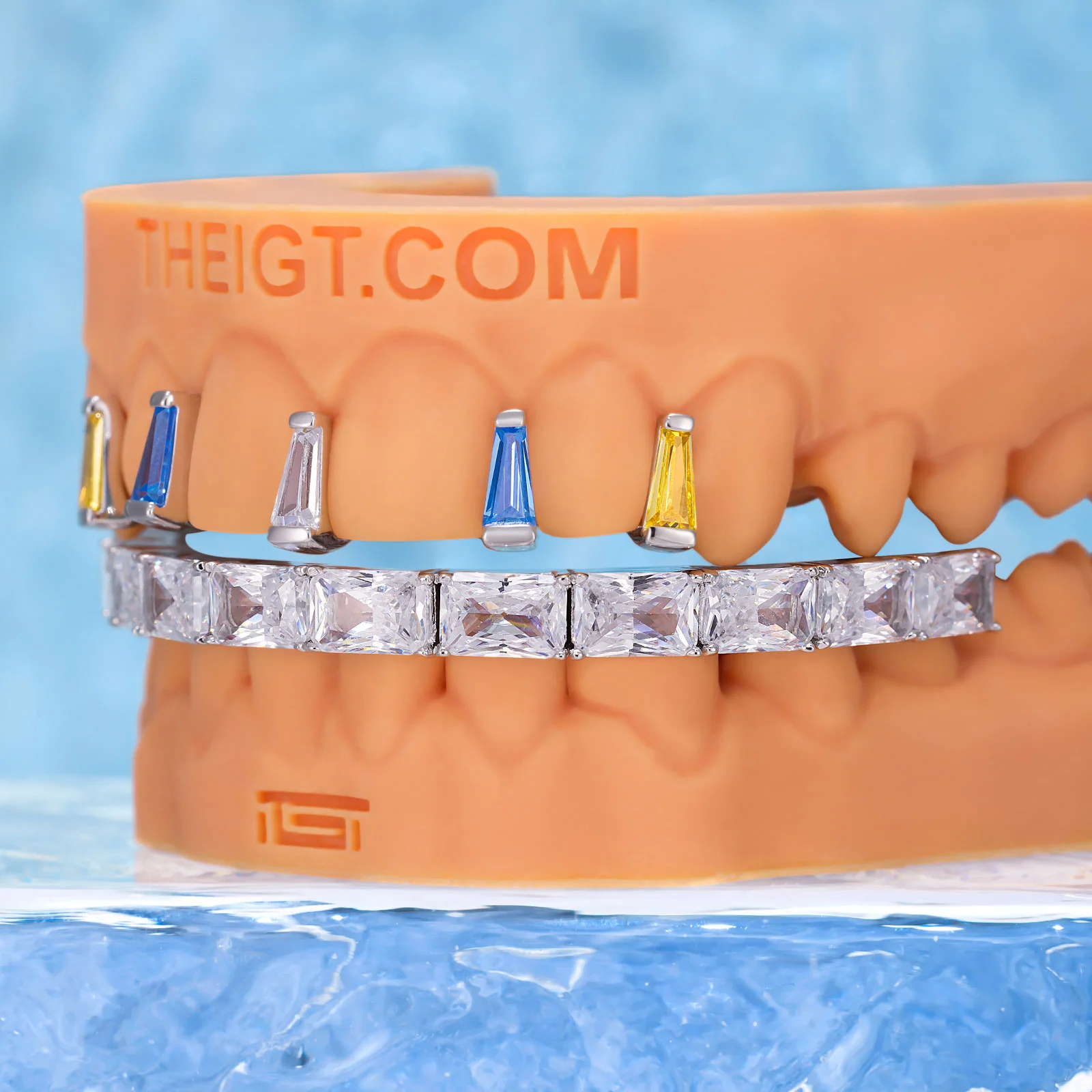 Tapered Baguette Spacers W Asscher Cut Bar - Image 3