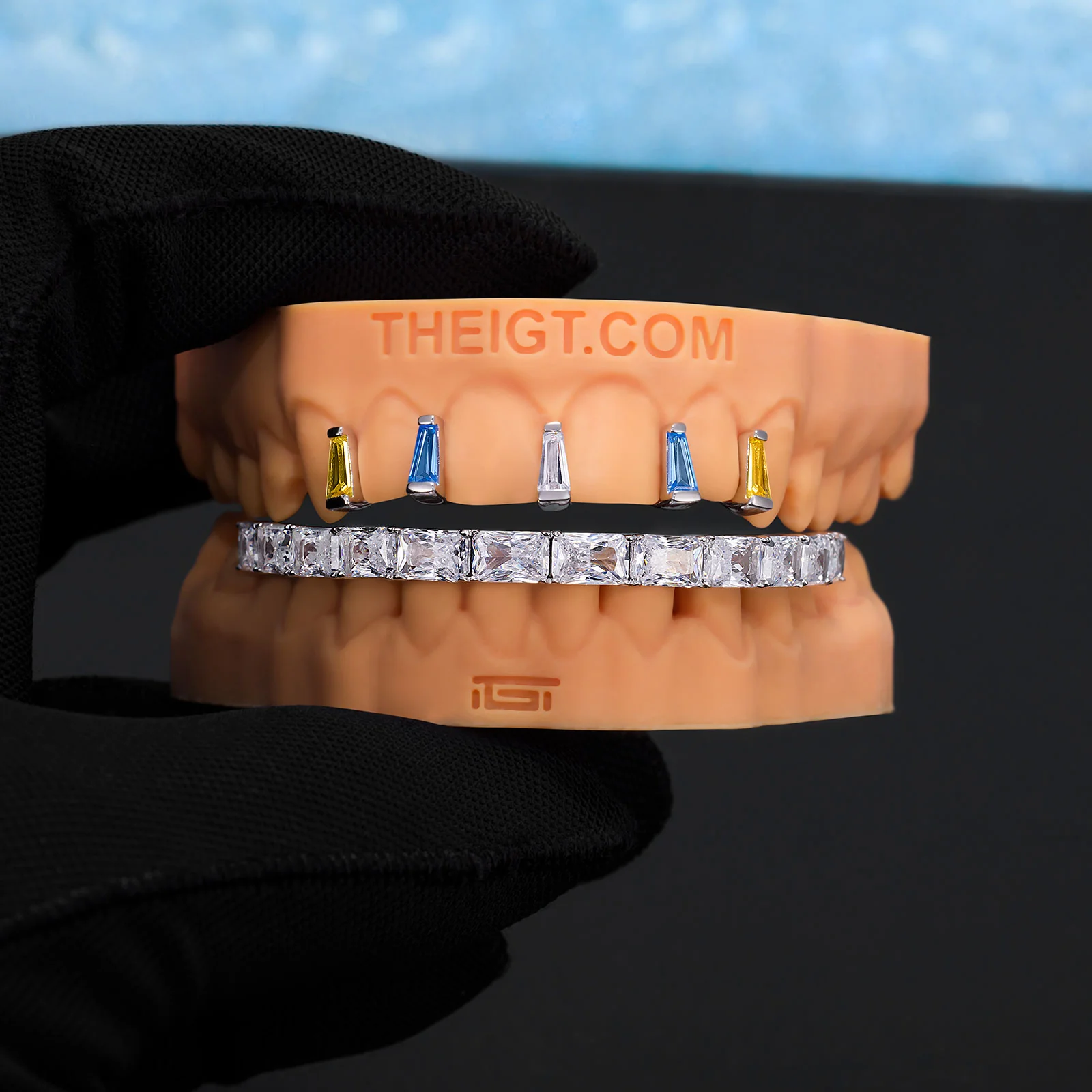 Tapered Baguette Spacers W Asscher Cut Bar - Image 4