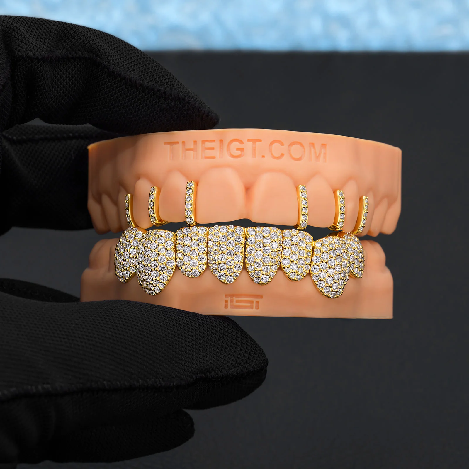 Top lced Gap Bar & Bottom Diamond Grillz - Image 4