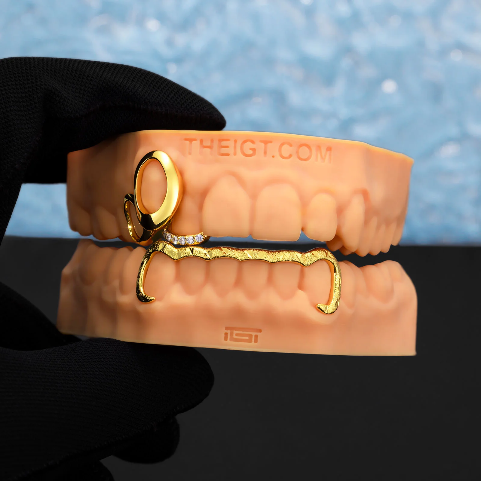 Top Open Face W Bottom Bar Grillz - Image 4