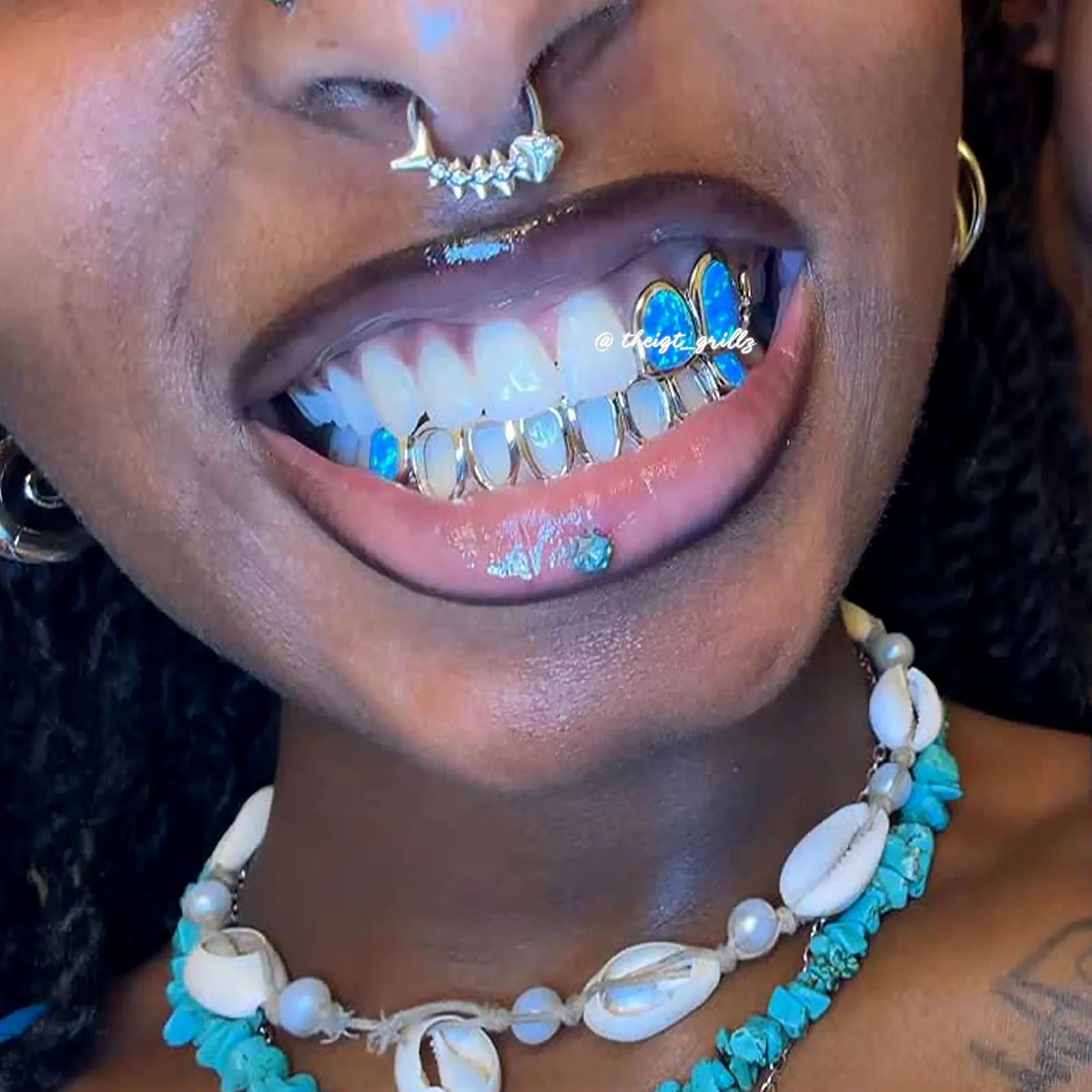 Turquoise & Open Face Grillz - Image 10