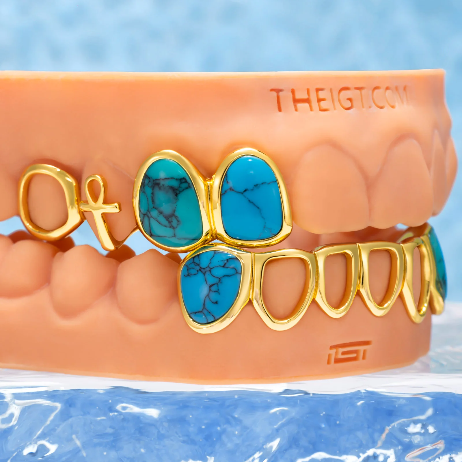 Turquoise & Open Face Grillz - Image 4