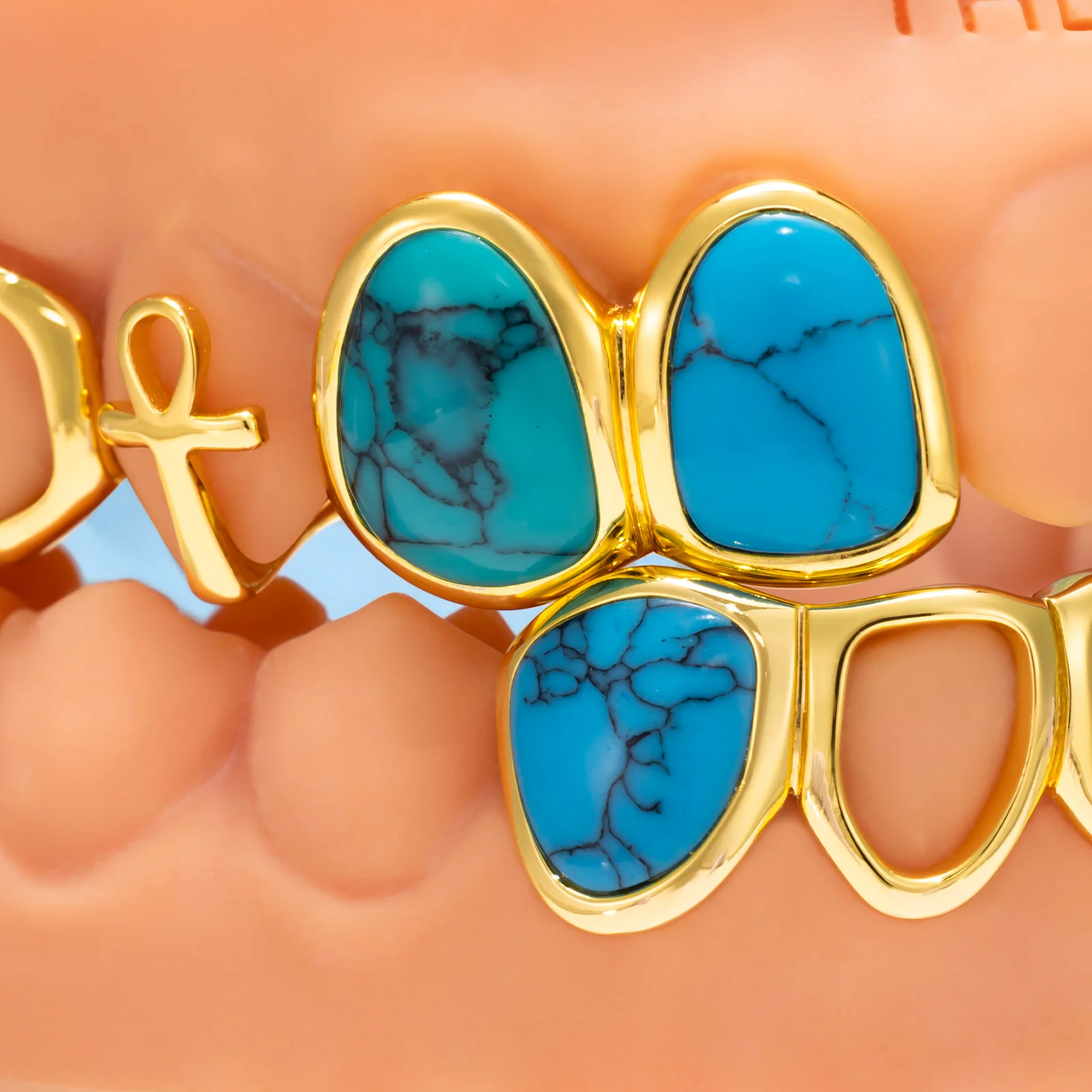Turquoise & Open Face Grillz - Image 5